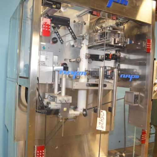 NAFM Model LX350SSCE S/S Full Body 500 CPM Sleeve Labeler w/ Steam Shrink Tunnel