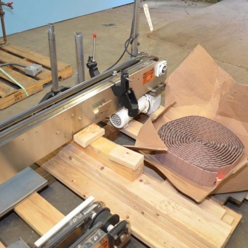 NAFM Model LX350SSCE S/S Full Body 500 CPM Sleeve Labeler w/ Steam Shrink Tunnel