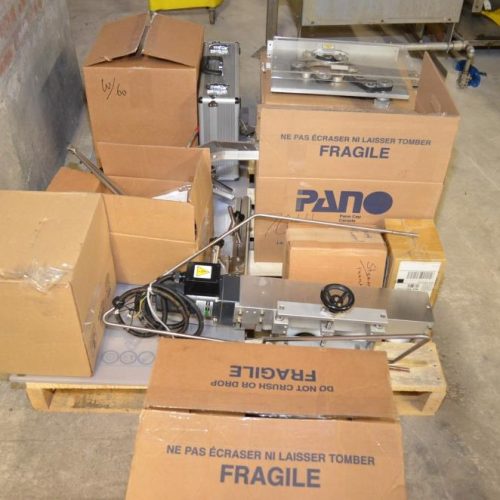 NAFM Model LX350SSCE S/S Full Body 500 CPM Sleeve Labeler w/ Steam Shrink Tunnel