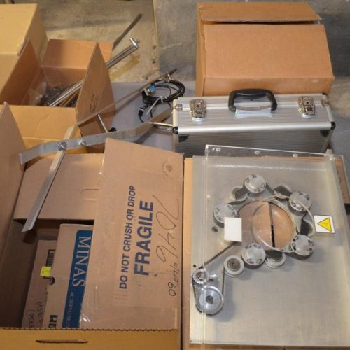 NAFM Model LX350SSCE S/S Full Body 500 CPM Sleeve Labeler w/ Steam Shrink Tunnel