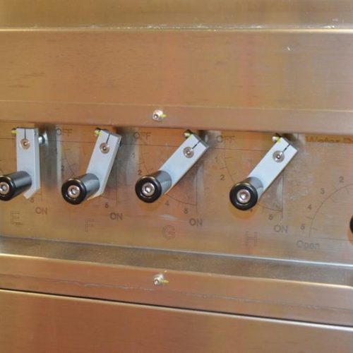 NAFM Model LX350SSCE S/S Full Body 500 CPM Sleeve Labeler w/ Steam Shrink Tunnel