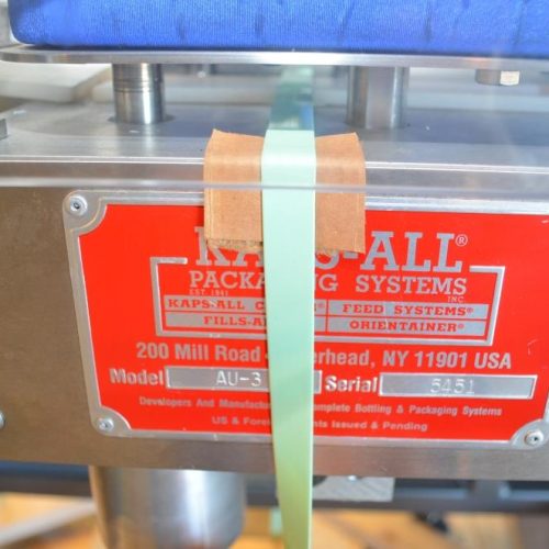 Kaps All Model AU3 300 bpm Bottle Unscrambler Orientater