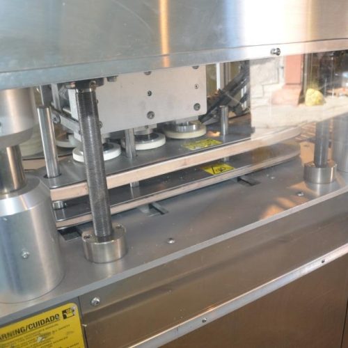 Kaps All Model A (6) Quill 200 BPM Inline Capper with Cap Elevator