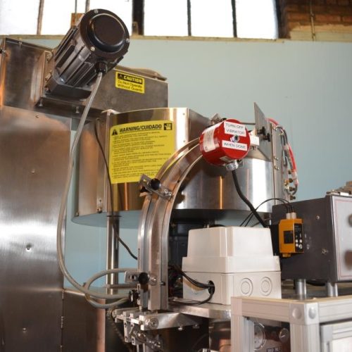 Kaps All Model A (6) Quill 200 BPM Inline Capper with Cap Elevator