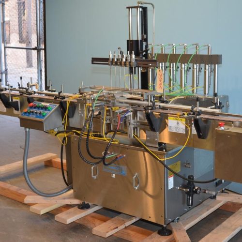 Filamatic MRV 6-Head Inline S/S Volumetric Filler w (6) 140cc PD pumps