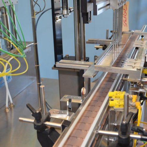Filamatic MRV 6-Head Inline S/S Volumetric Filler w (6) 140cc PD pumps