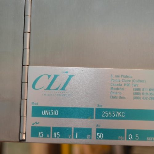 CLI Model UNI310 Wraparound 120 CPM Pressure Sensitive Labeler