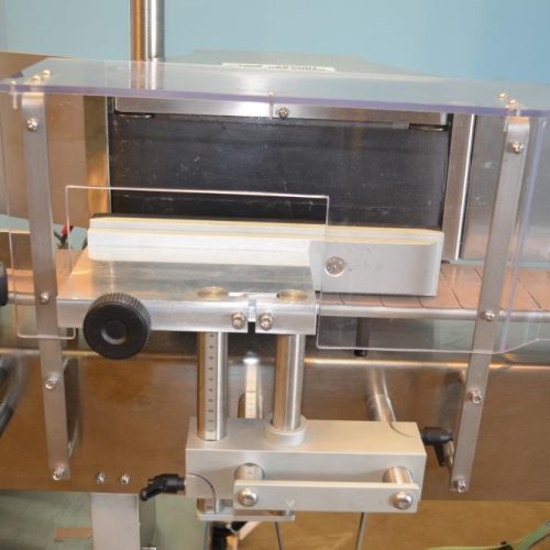 NJM CLI Model UNI300VAS034 S/S 140 CPM Pressure Sensitive Wraparound Labeler