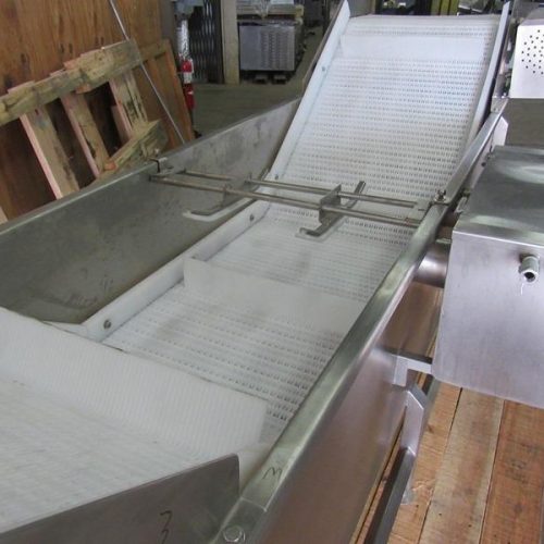 Approx 13 ft L x 26 in W S/S 3 ft Submerged Section Dipping Conveyor