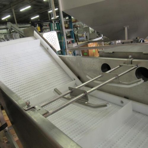 Approx 13 ft L x 26 in W S/S 3 ft Submerged Section Dipping Conveyor