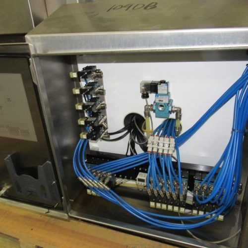 Forpak Model GS65 S/S (5) Lane Stacker with Discharge Conveyor