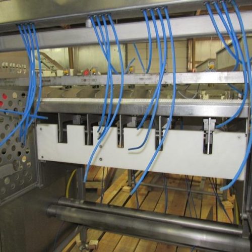 Forpak Model GS65 S/S (5) Lane Stacker with Discharge Conveyor