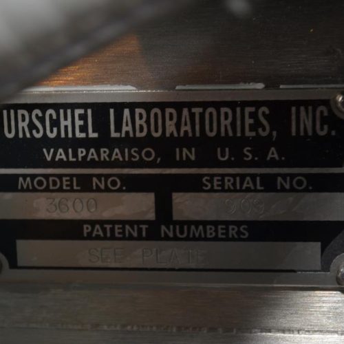 Urschel Model 3600 S/S Screw Fed Comitrol Processor