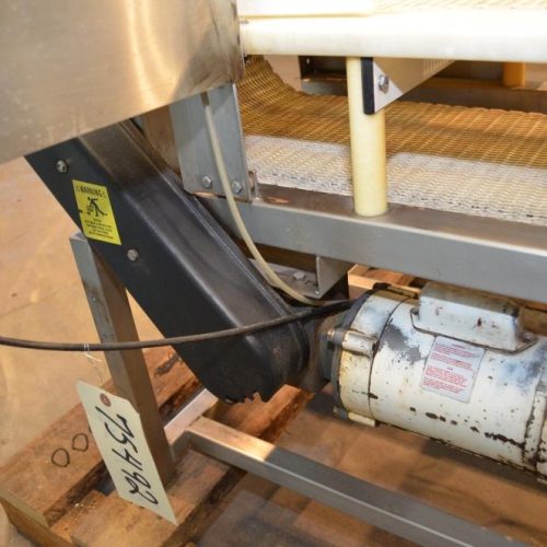 Loma Model IQ2 S/S 14 in W x 3 in H Aperture Metal Detector With Pneumatic Ram Reject