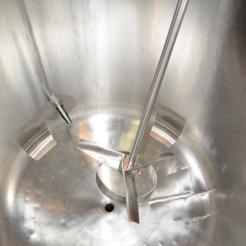 100 Gallon Feldmeier Vertical S/S Jacketed Turbine Agitated Tank