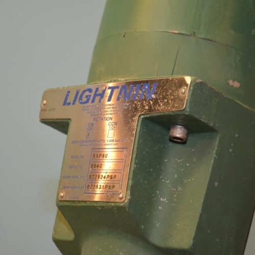 100 Gallon Feldmeier Vertical S/S Jacketed Turbine Agitated Tank