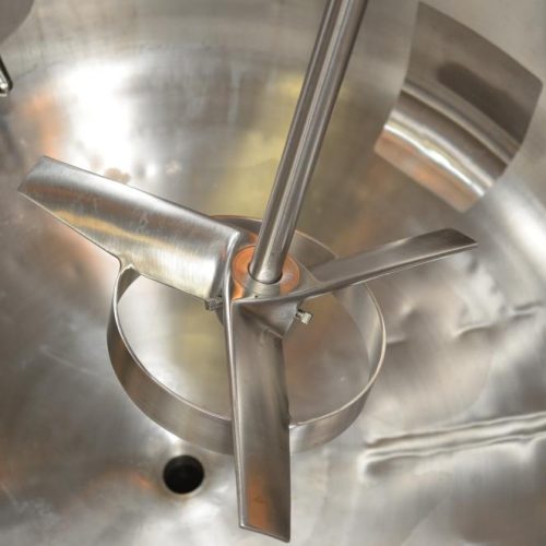 100 Gallon Feldmeier Vertical S/S Jacketed Turbine Agitated Tank