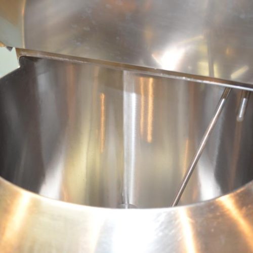 100 Gallon Feldmeier Vertical S/S Jacketed Turbine Agitated Tank