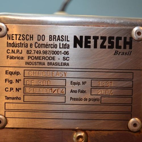 Netzsch Chocoeasy Model CE300, 300 Kg Capacity S/S Chocolate Conch Machine