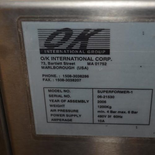 OK SF1 Superformer Case Erector and SL330 Bag in Box Bag Former Inserter