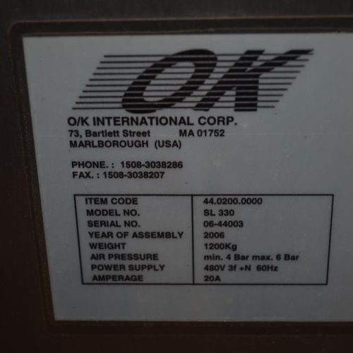 OK SF1 Superformer Case Erector and SL330 Bag in Box Bag Former Inserter