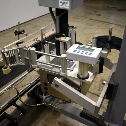 Label Aire Model 31151500 Tamper Evident Front and Back Pressure Sensitive Labeler