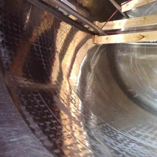 3,000 Gallon DCI 316 S/S Vertical Jacketed Twin Agitated Reactor