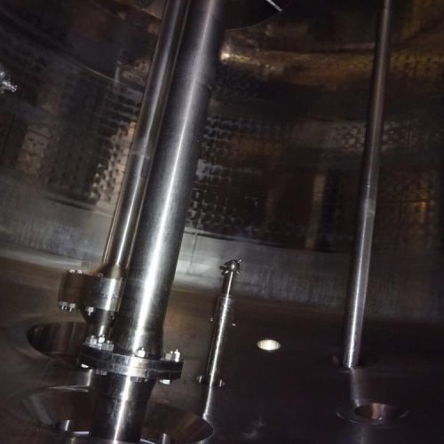3,000 Gallon DCI 316 S/S Vertical Jacketed Twin Agitated Reactor