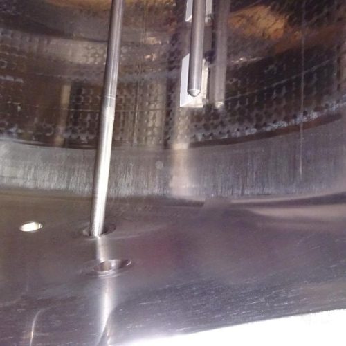 3,000 Gallon DCI 316 S/S Vertical Jacketed Twin Agitated Reactor