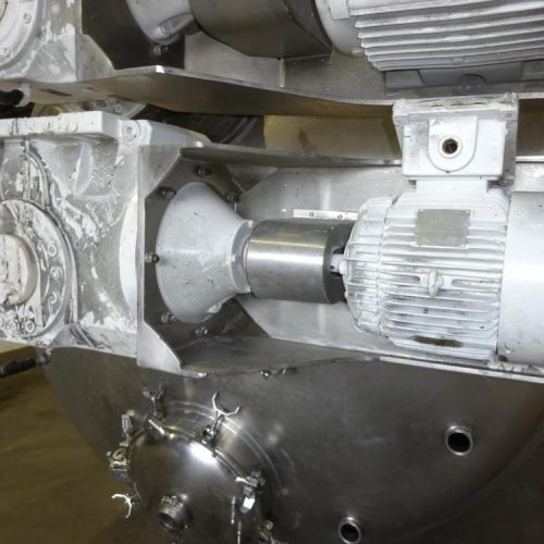 3,000 Gallon DCI 316 S/S Vertical Jacketed Twin Agitated Reactor