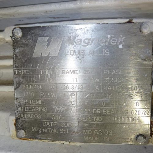 3,000 Gallon DCI 316 S/S Vertical Jacketed Twin Agitated Reactor