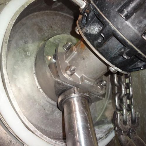 3,000 Gallon DCI 316 S/S Vertical Jacketed Twin Agitated Reactor