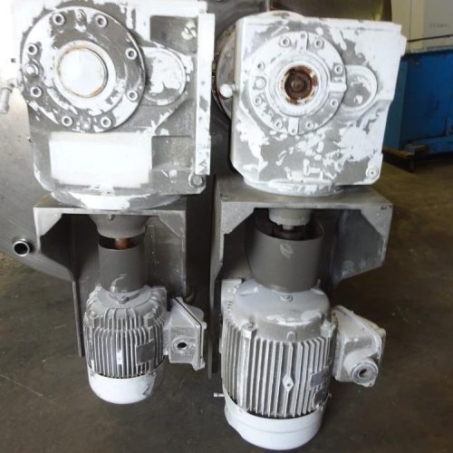 4,000 Gallon DCI 316 S/S Vertical Jacketed Twin Agitated Reactor