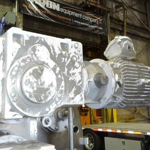 4,000 Gallon DCI 316 S/S Vertical Jacketed Twin Agitated Reactor