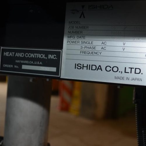 Ishida Model DACSWN003SBPBI 1,000 Gram Max Capacity S/S Checkweigher