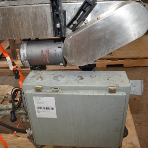 4 1/2 in W x 176 in L Powered Table Top Conveyor with S/S Chain