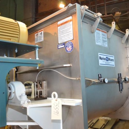 30 Cu Ft Marion Model BPY3648 S/S Ribbon Mixer