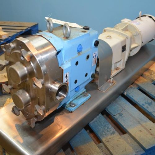 Waukesha Model 60U1 5 HP S/S  90 GPM Positive Displacement Pump