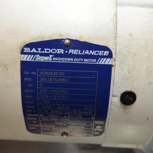Waukesha Model 60U1 5 HP S/S  90 GPM Positive Displacement Pump