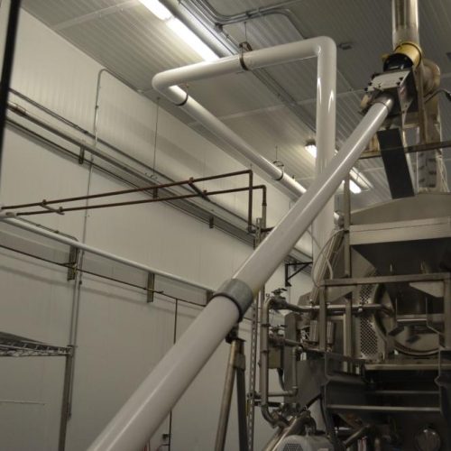 Flexicon Flexible Screw Conveyor with Approx 13 ft Discharge Height