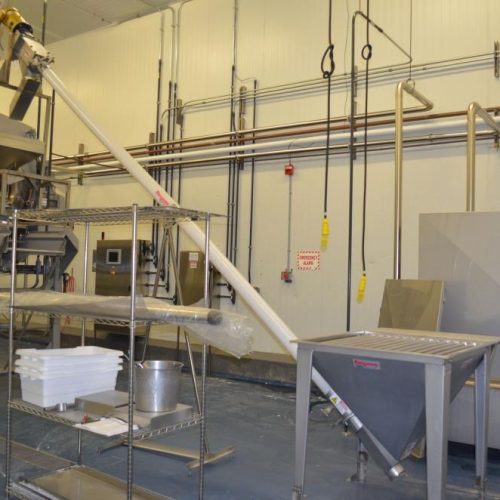 Flexicon Flexible Screw Conveyor with Approx 13 ft Discharge Height