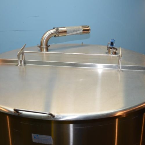 650 Gallon G and F Model TKD650G S/S Vertical Single Wall Dish Bottom Tank