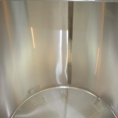 650 Gallon G and F Model TKD650G S/S Vertical Single Wall Dish Bottom Tank