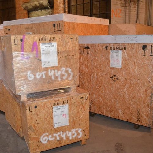 UNUSED Buhler AeroDry ALL S/S 7 ft x 32 ft 156 Sq Ft Single Pass Gas Dryer Oven