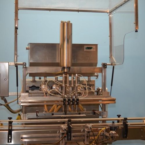 REB Model IVS (4) Head 6-12 Cycles Per Minute S/S Inline Piston Filler