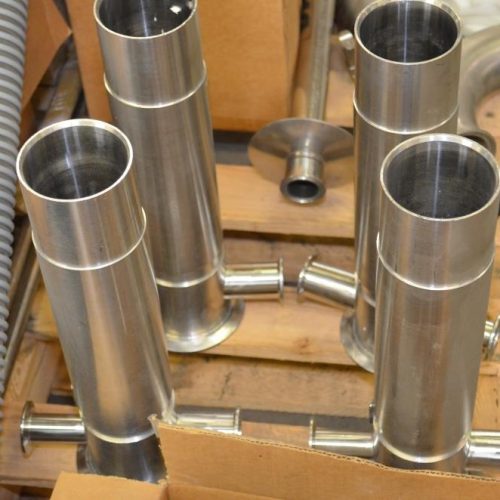 REB Model IVS (4) Head 6-12 Cycles Per Minute S/S Inline Piston Filler
