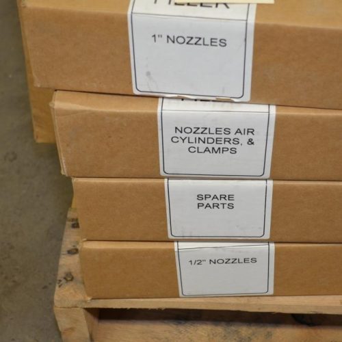 REB Model IVS (4) Head 6-12 Cycles Per Minute S/S Inline Piston Filler