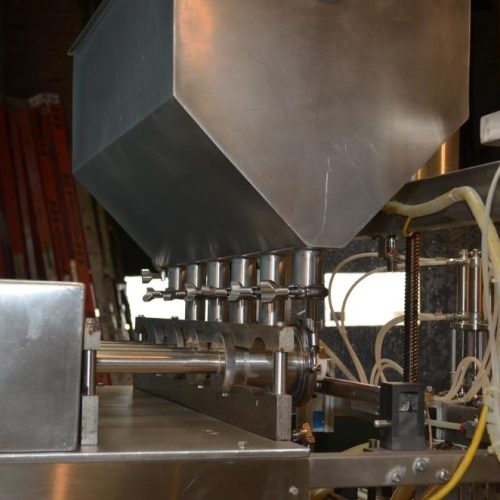 REB Model IVS (4) Head 6-12 Cycles Per Minute S/S Inline Piston Filler