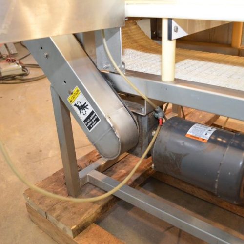 Loma Model IQ2 S/S 14 in W x 3 in H Aperture Metal Detector With Pneumatic Ram Reject