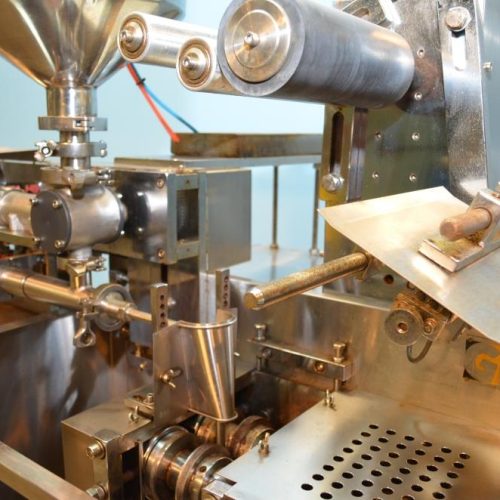 Accutek Model 48FFS000 4 Sided Single Use Packet 100 PPM S/S VFFS Machine